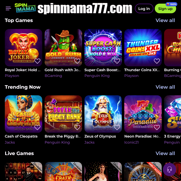 Spinmama Casino – Twoje ulubione miejsce do gry online 0